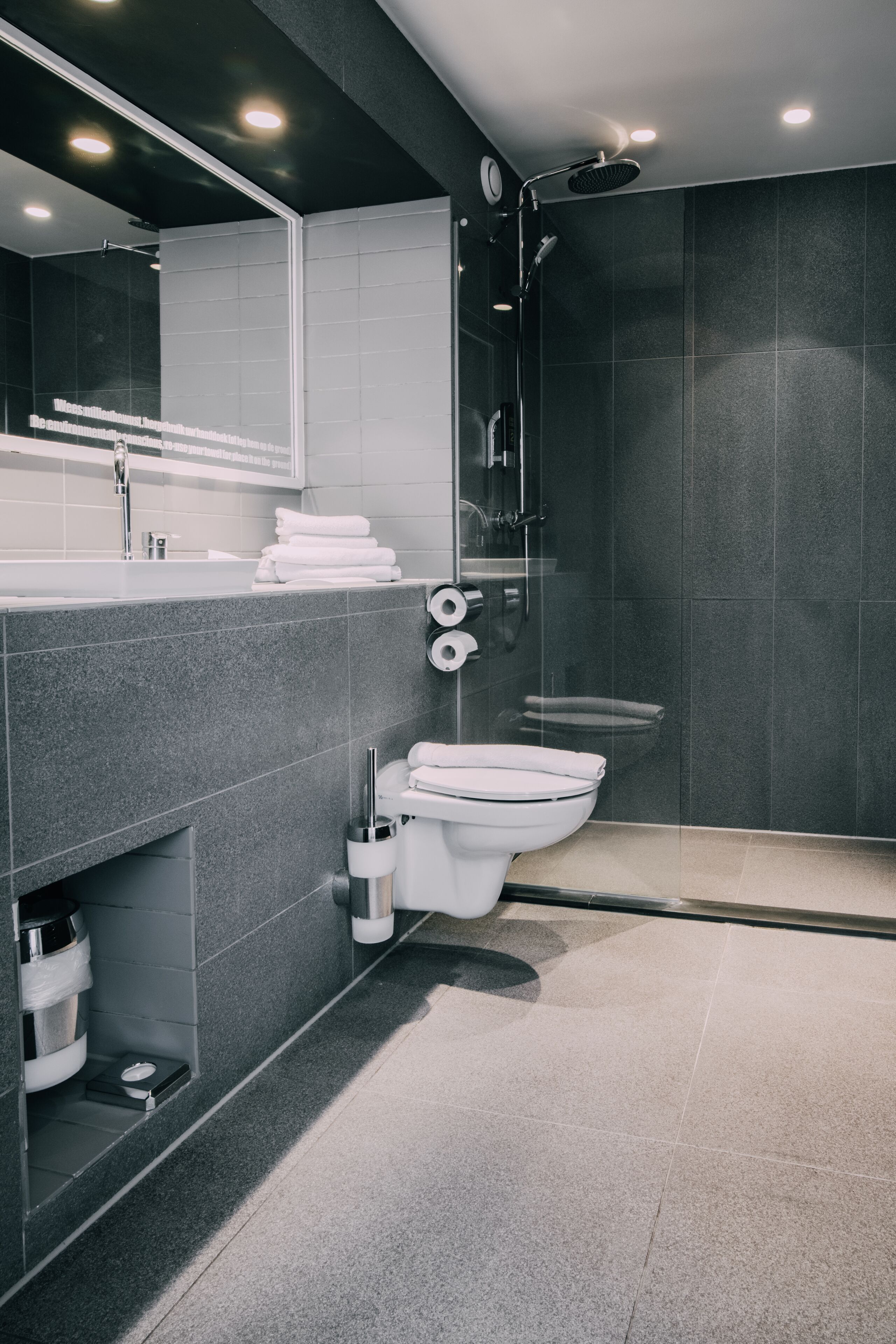 quadruple room | bathroom | hair dryer, towels