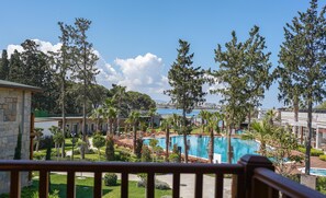 Deluxe Double or Twin Room, 1 Bedroom, Non Smoking, Partial Sea View | View from room