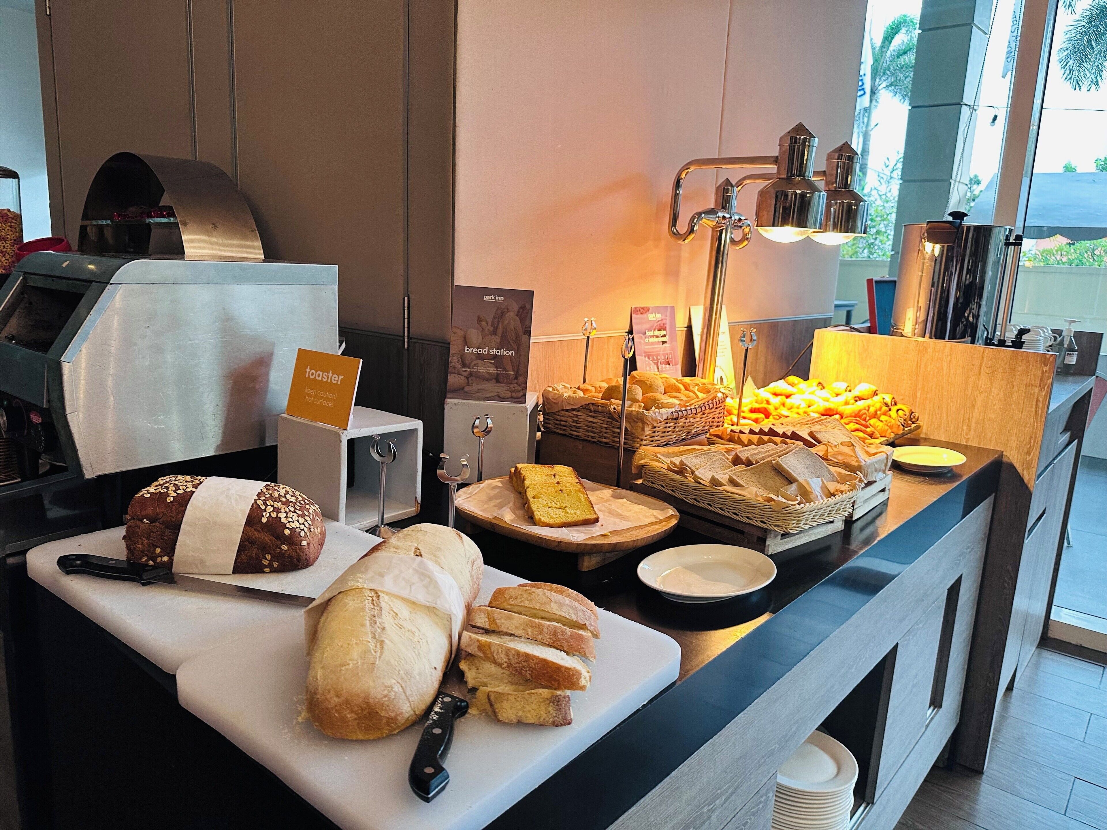 daily buffet breakfast (php 850 per person)