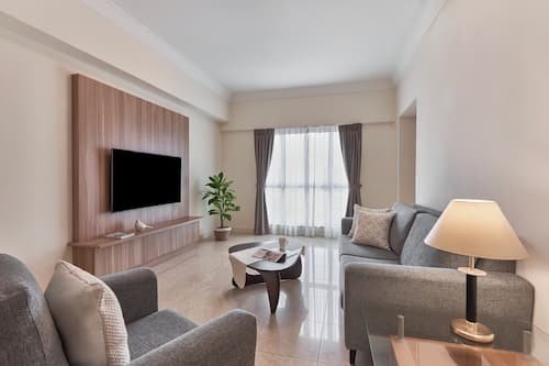 Apartment, 3 Bedrooms | Living area