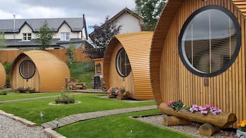 Habitación doble, baño en la habitación (Garden Pod) | Jardín