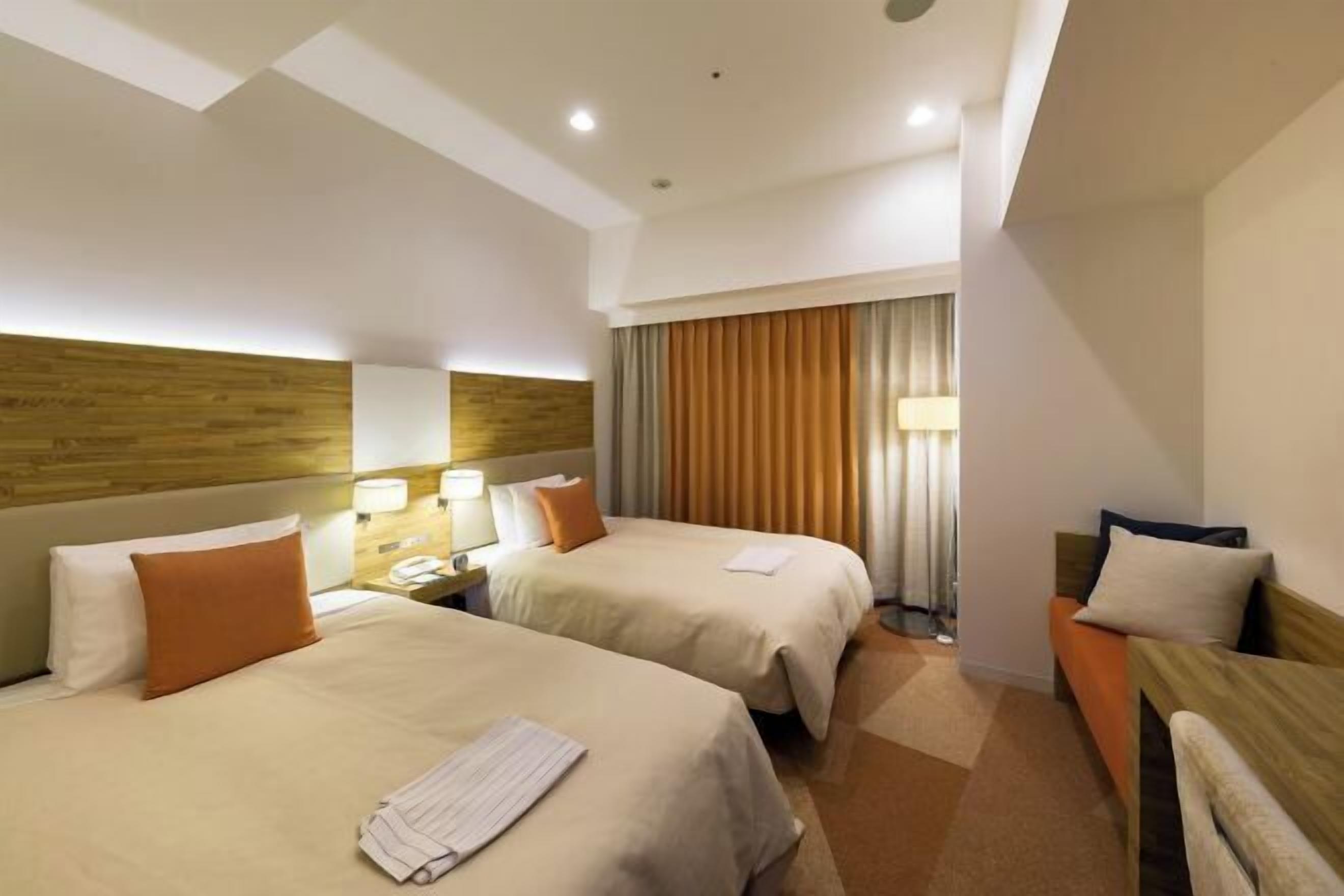 Desk, blackout curtains, soundproofing, iron/ironing board