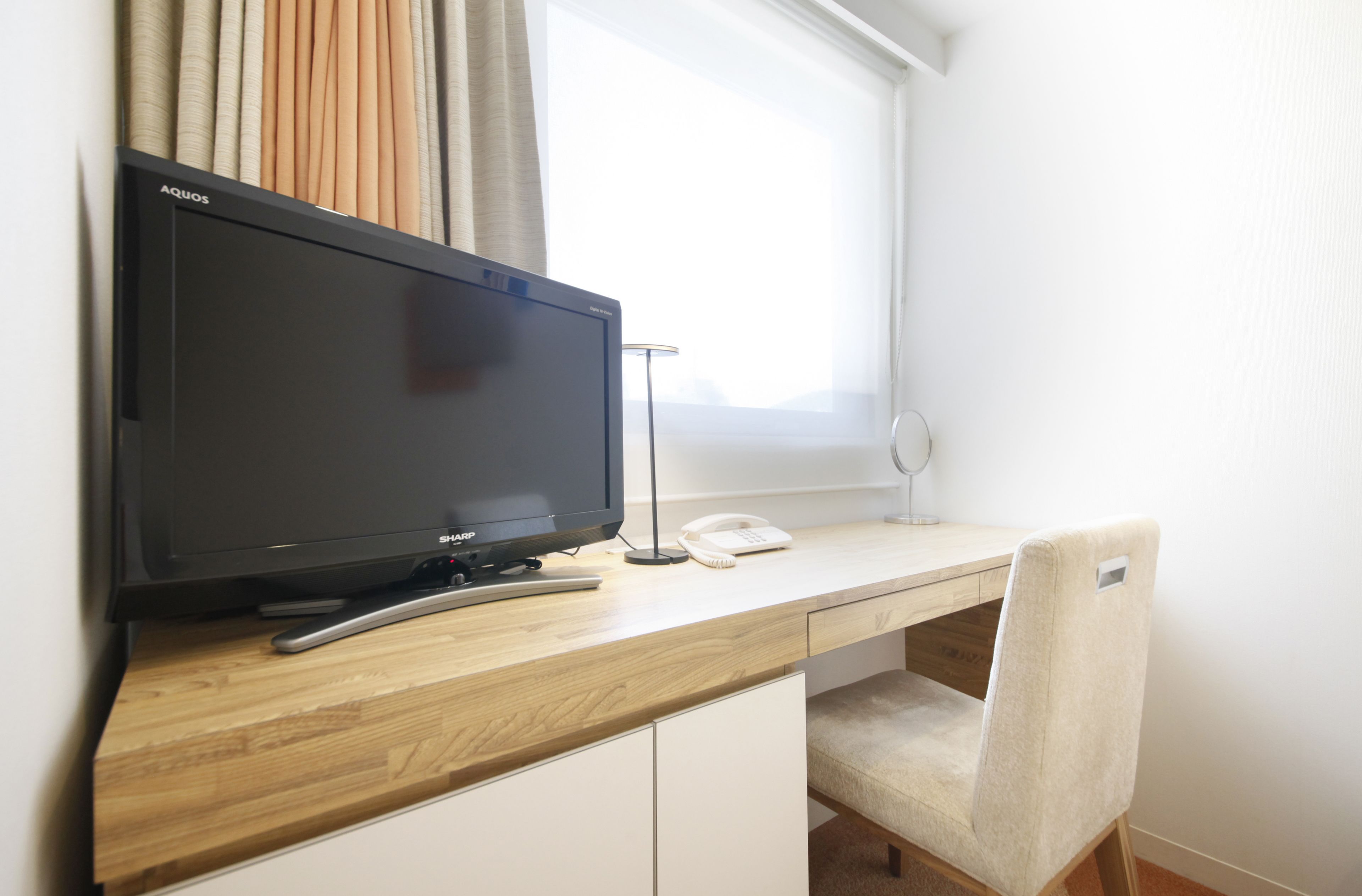 run of the house | desk, blackout curtains, soundproofing, iron/ironing board