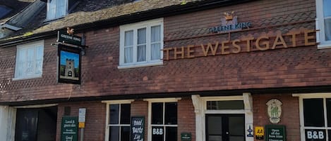 Blick von der Unterkunft