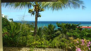 Duplex Building Studio Apt. Sea View with Fan | View from room - Sunrise Palais Boracay (Boracay Island)