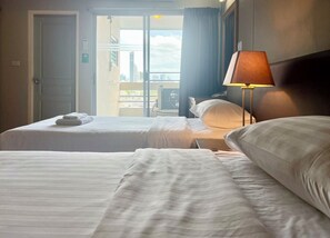 Superior Studio Twin | Blackout drapes, free WiFi, bed sheets - BU Place Hotel (Bangkok)