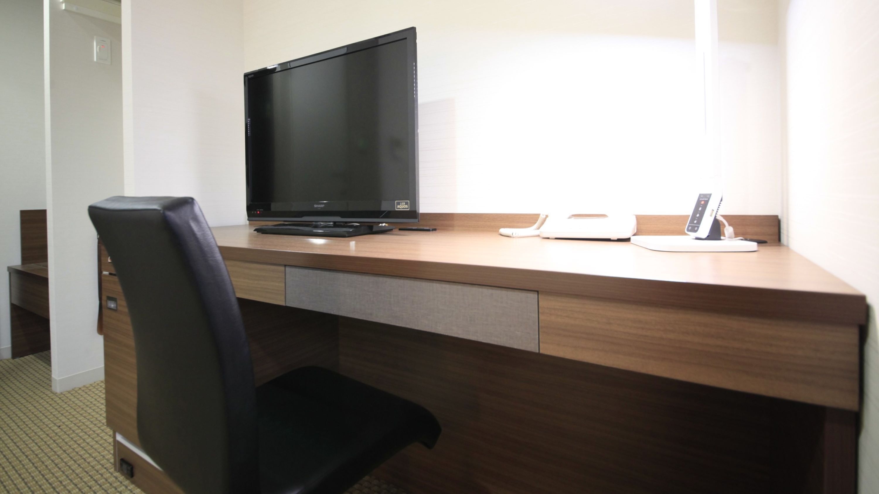 desk, blackout curtains, iron/ironing board, free wifi