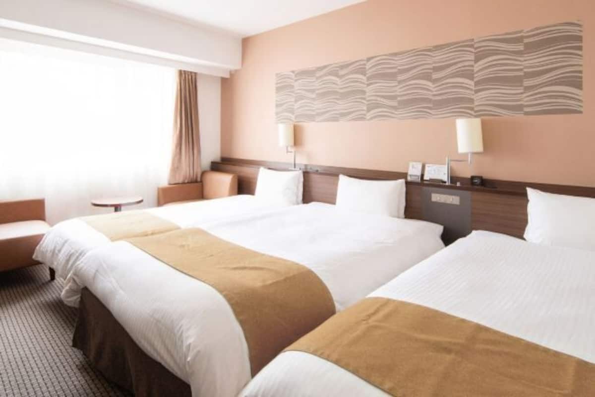 Skrivebord, blendingsgardiner, strykejern/-brett og wi-fi (inkludert)