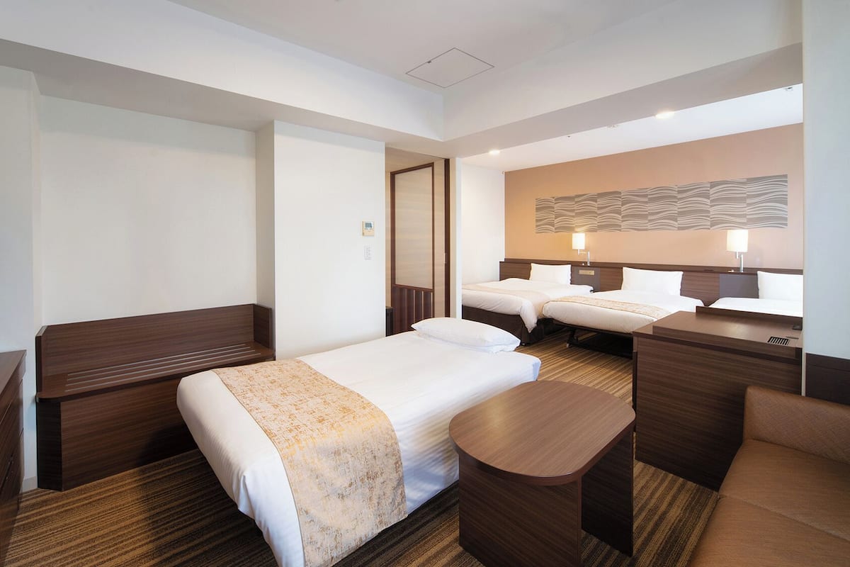 Quarto premier, para não fumantes (for 4 people) | Escrivaninha, cortinas blackout, ferros/tábuas de passar roupa