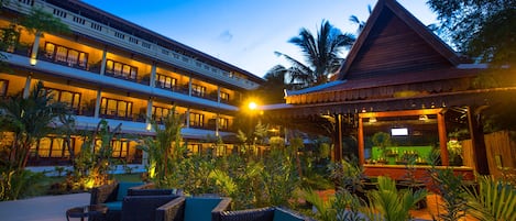 Blick von der Unterkunft