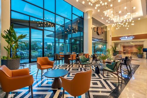 Lobby sitting area