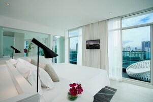 Minibar, in-room safe, desk, blackout curtains