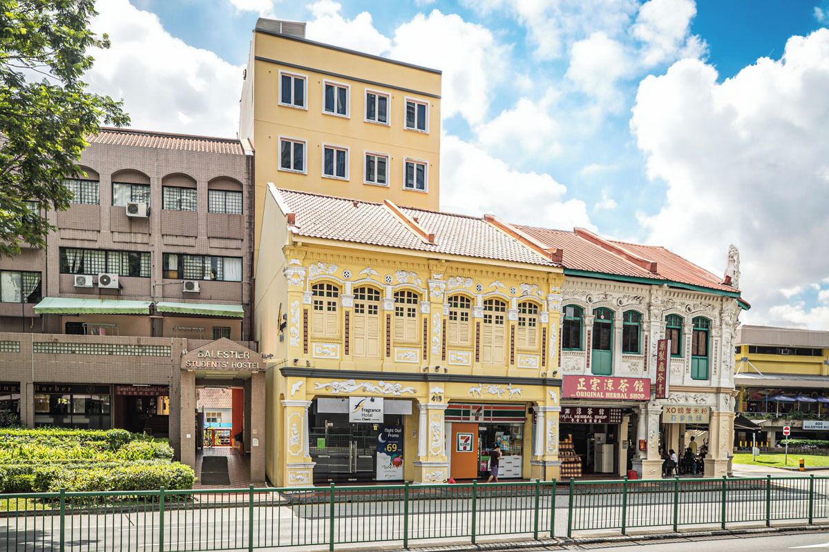 Fassade der Unterkunft