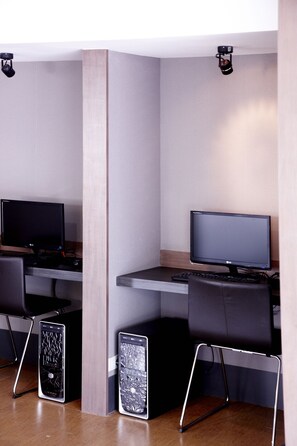 Siddeområde i lobbyen