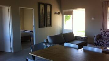 Cottage, 2 Bedrooms | Living room | Fireplace