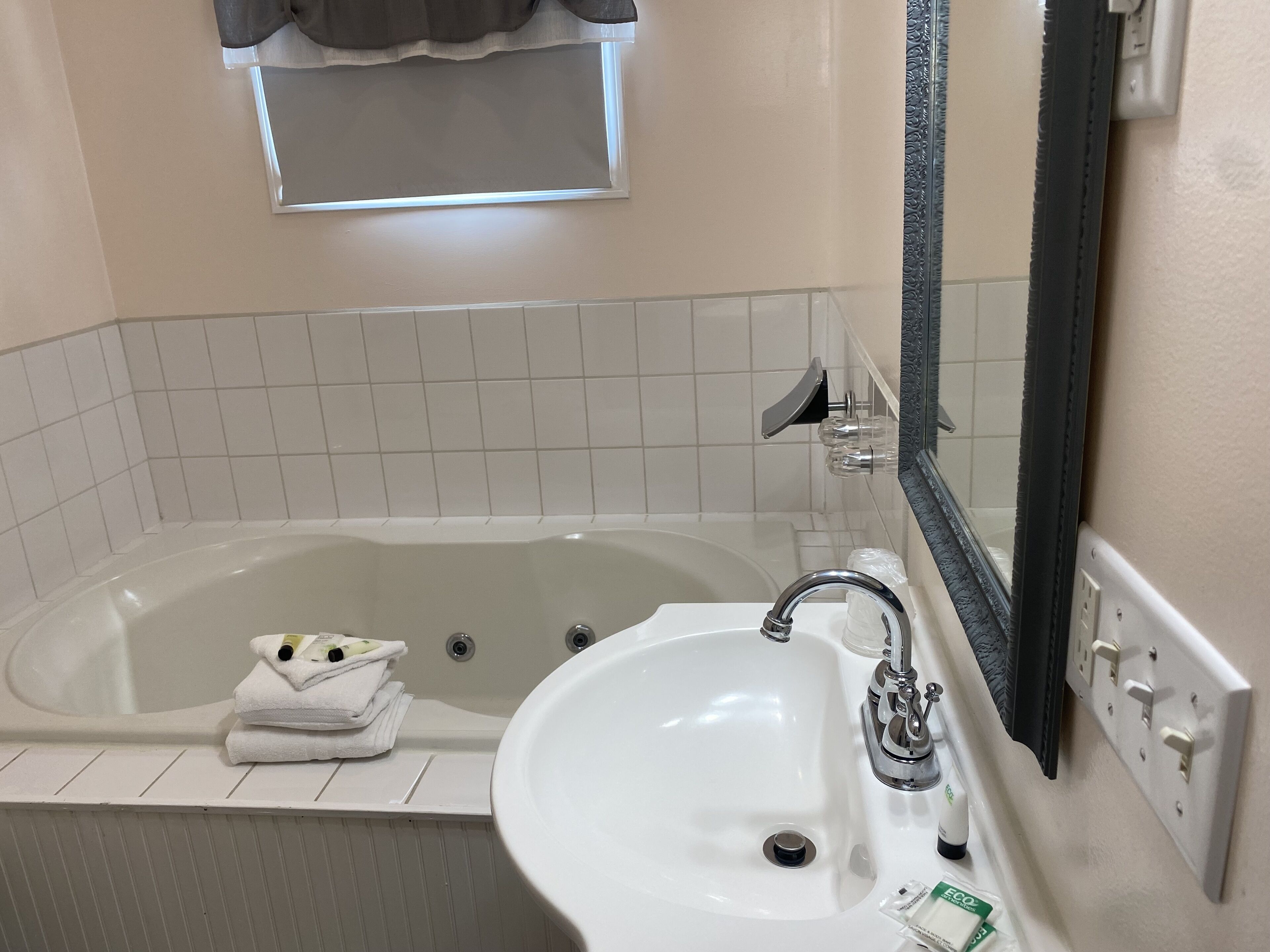 standard cottage, 2 bedrooms | bathroom | designer toiletries, hair dryer, towels, soap