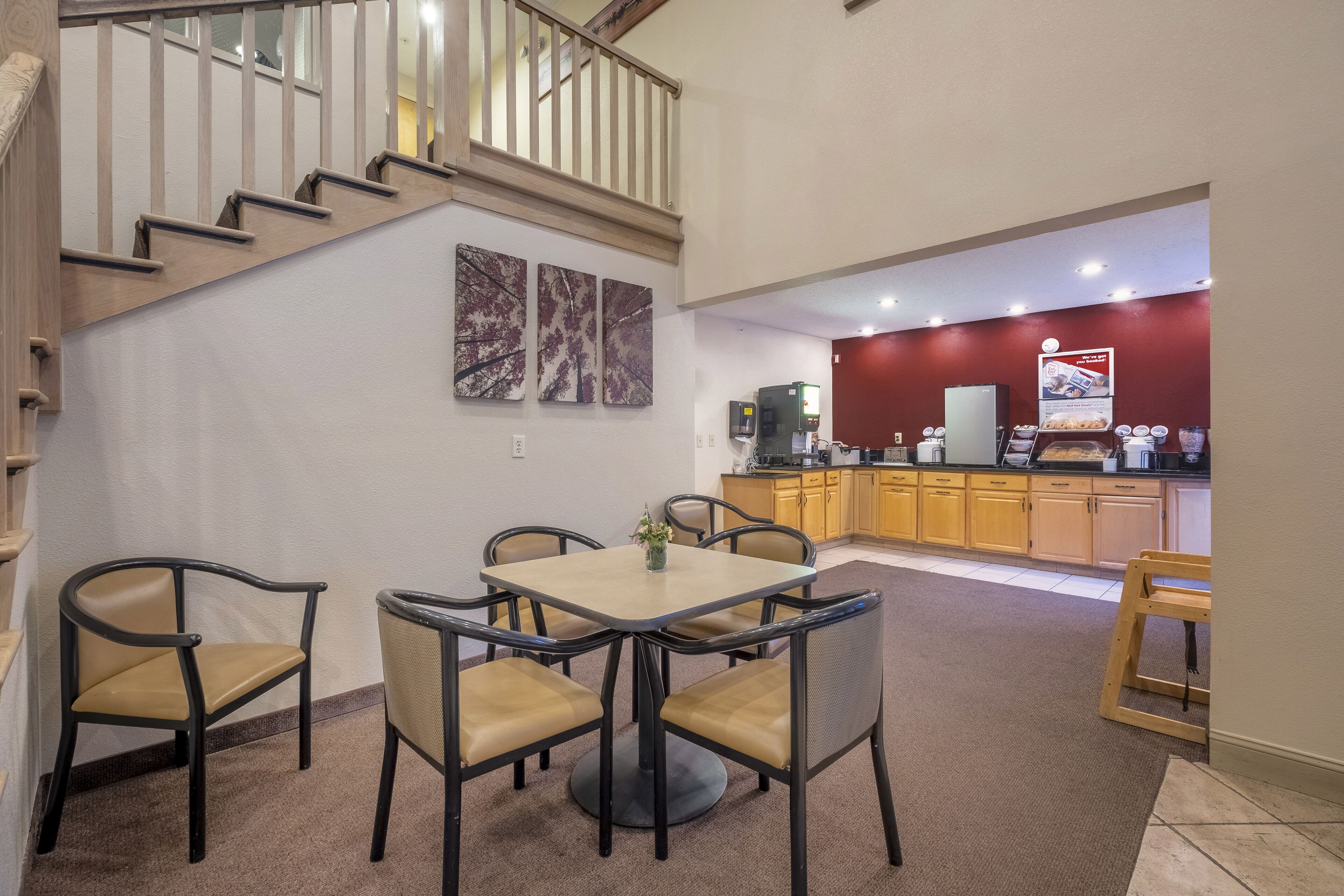 Sala de estar en el lobby