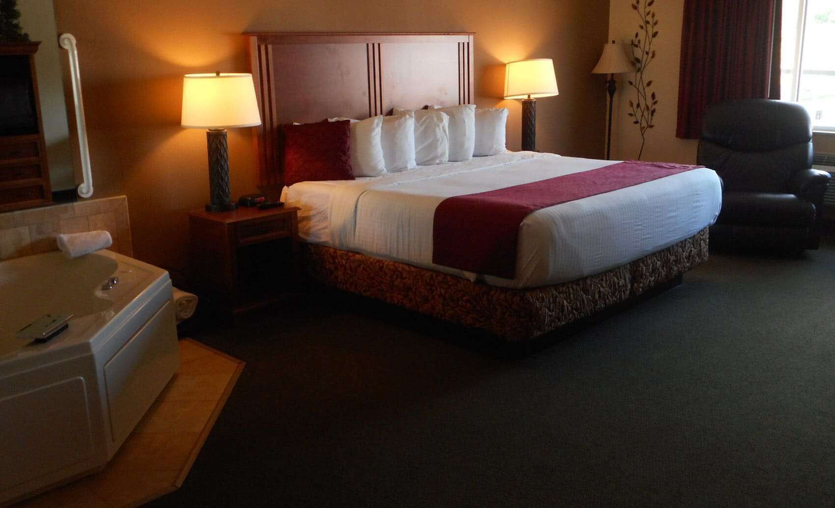 Ropa de cama de alta calidad y camas con pillow-top 
