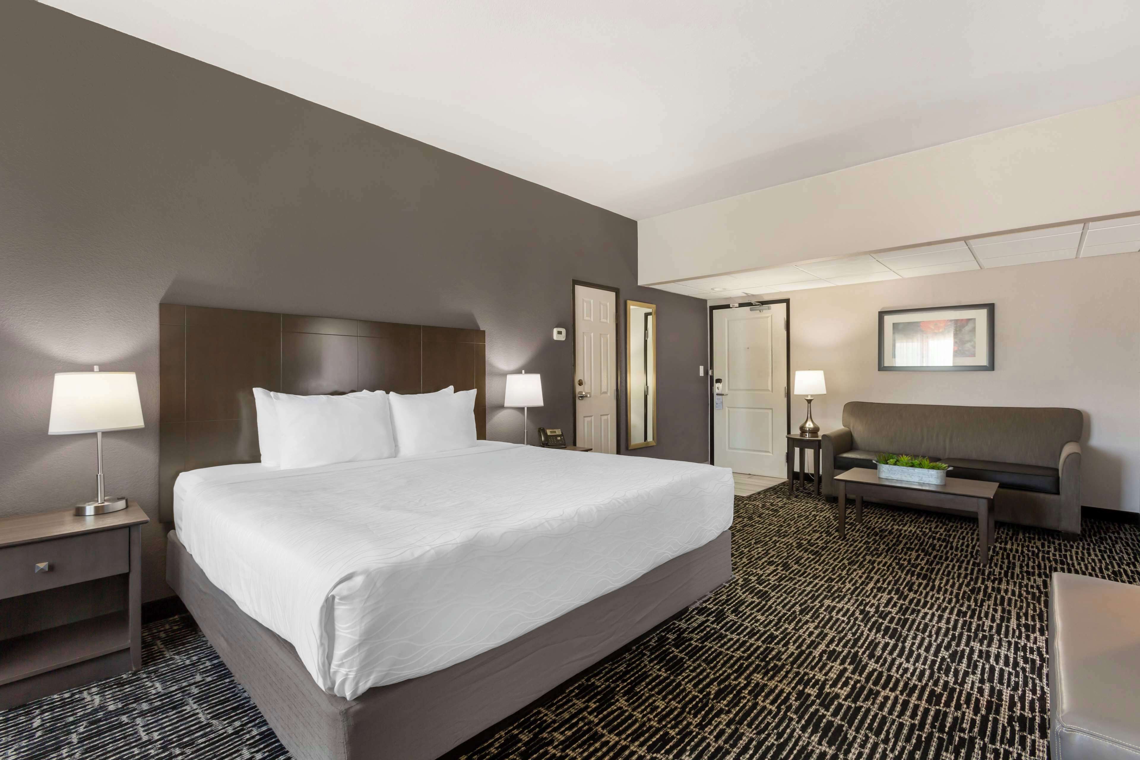 standard room, 1 king bed with sofa bed, non smoking, kitchenette (with sofabed) | premium bedding, pillow-top beds, desk, laptop workspace