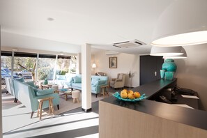 Lobby sitting area