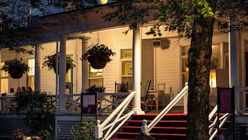 Front of property – evening/night