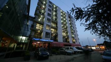 Front of property – evening/night