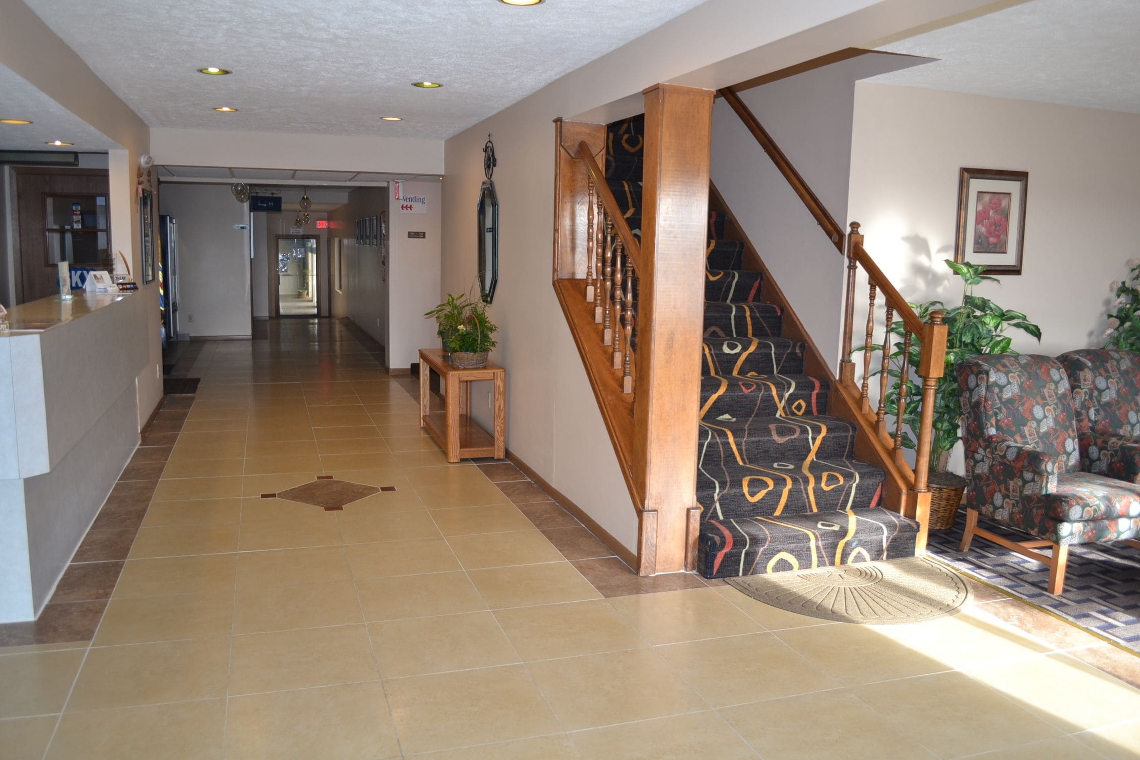 check-in/check-out kiosk