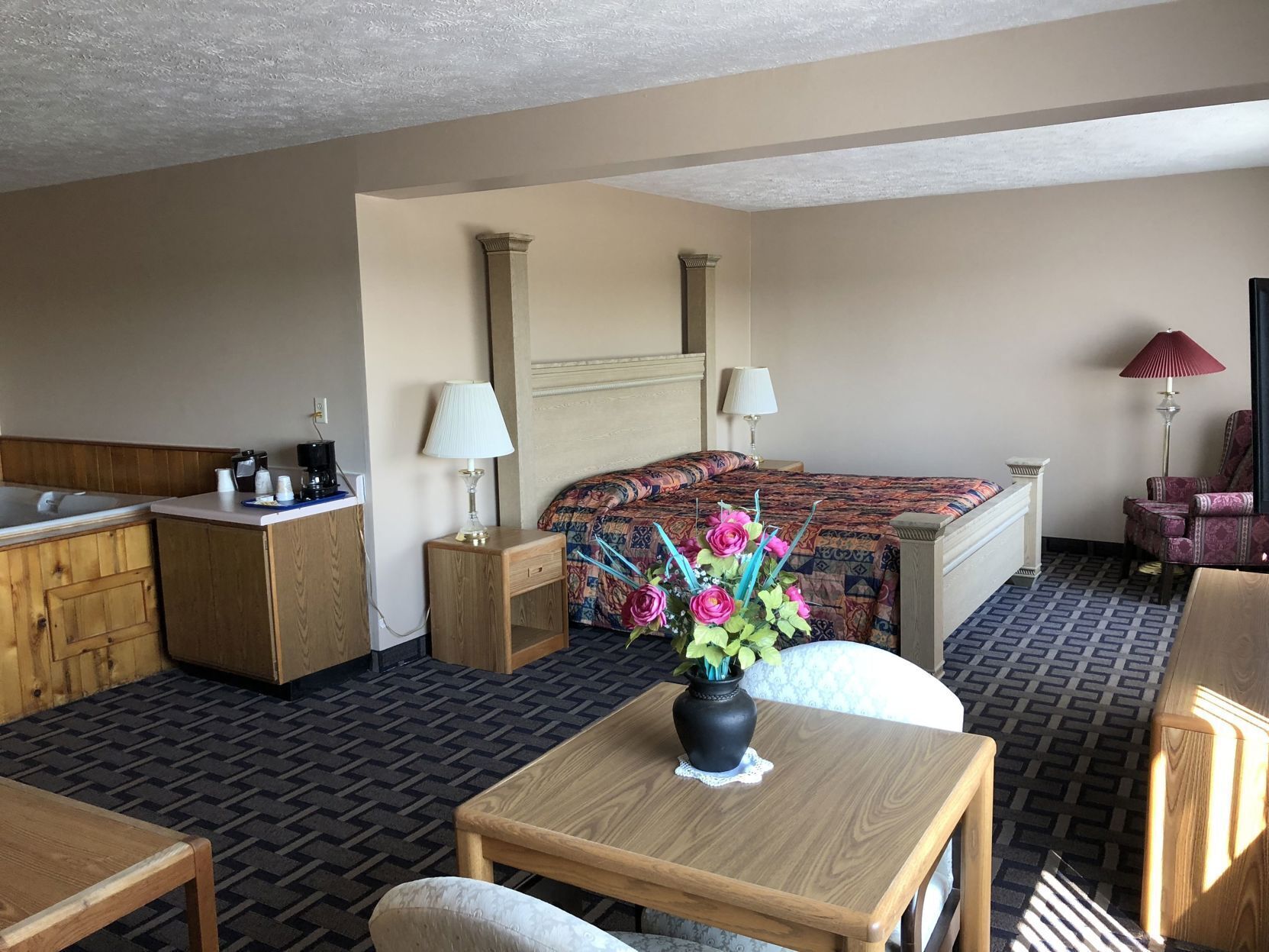 Desk, iron/ironing board, cots/infant beds, rollaway beds