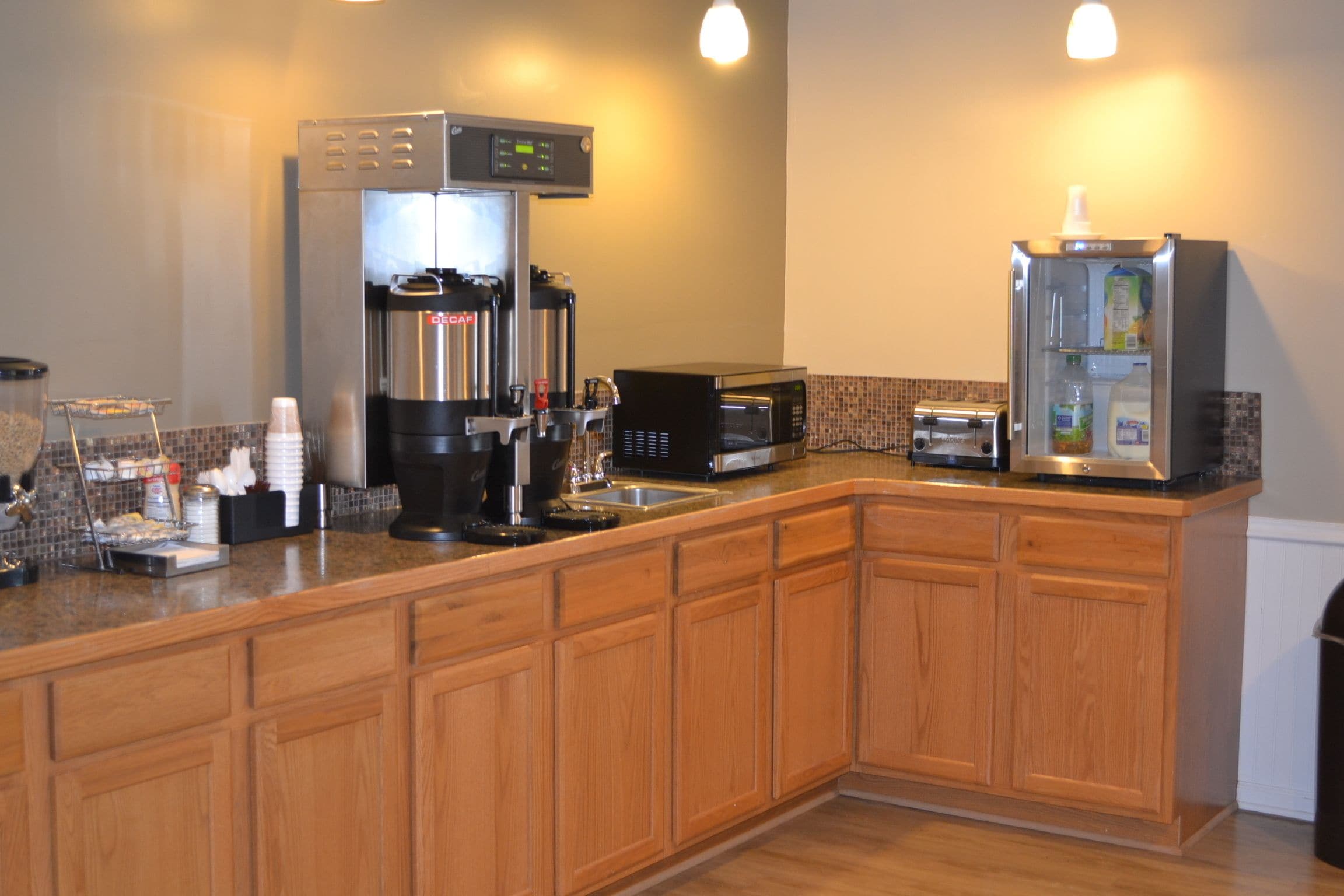 Daily continental breakfast for a fee