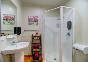 City View Room | Laptop workspace, blackout drapes, soundproofing, iron/ironing board