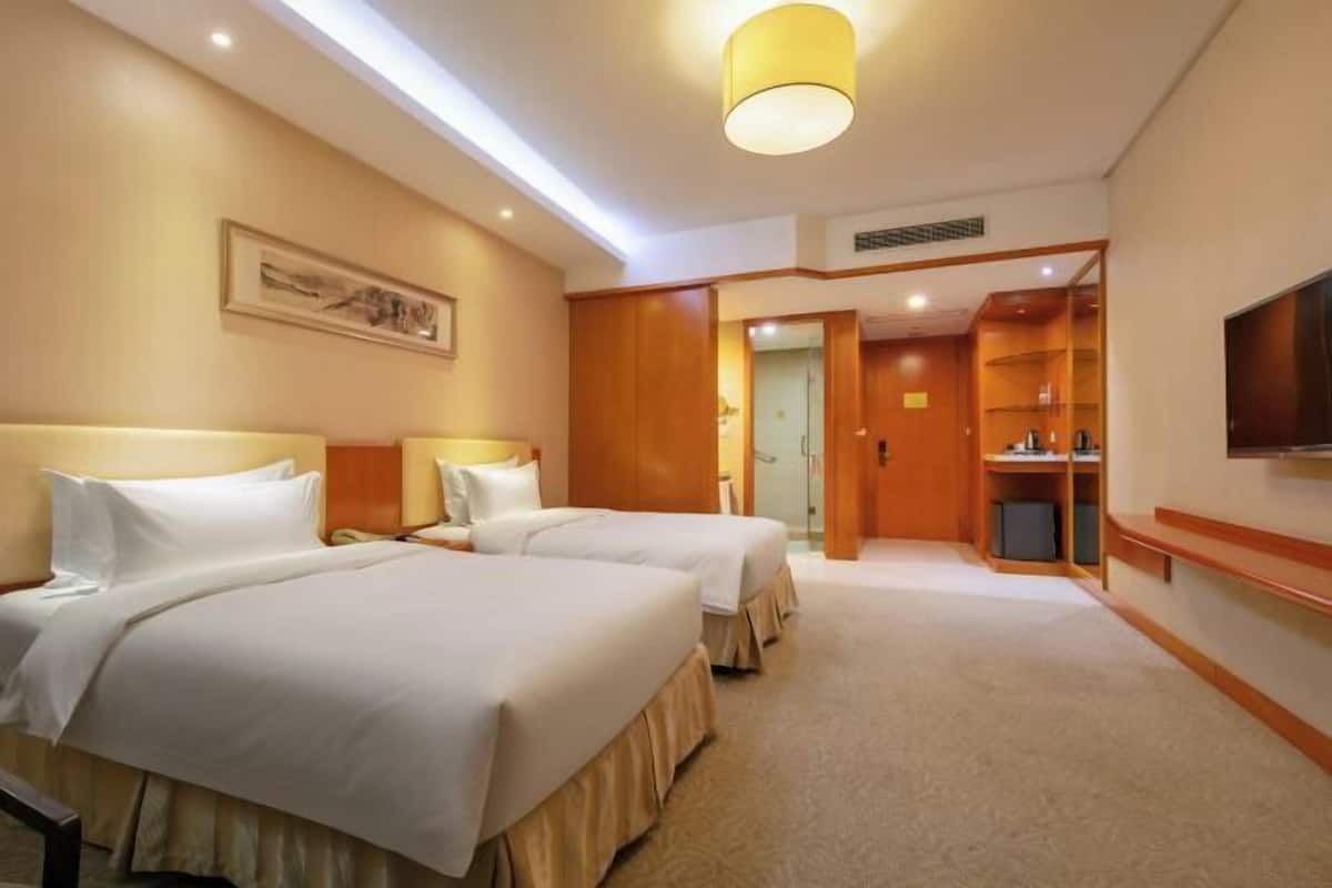 In-room safe, desk, blackout curtains, iron/ironing board