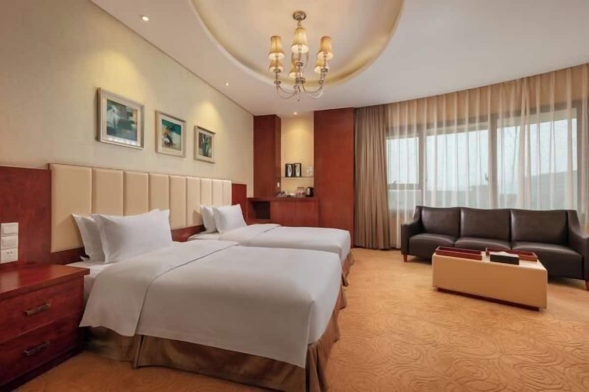 In-room safe, desk, blackout curtains, iron/ironing board
