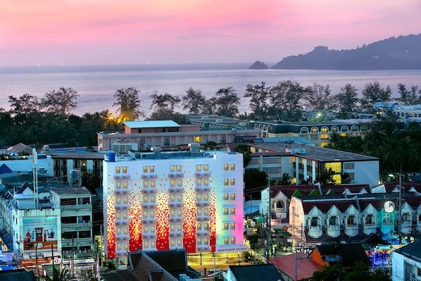 Front of property – evening/night
