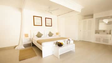 Free minibar items, in-room safe, desk, soundproofing
