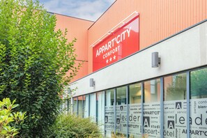 Voorkant van accommodatie