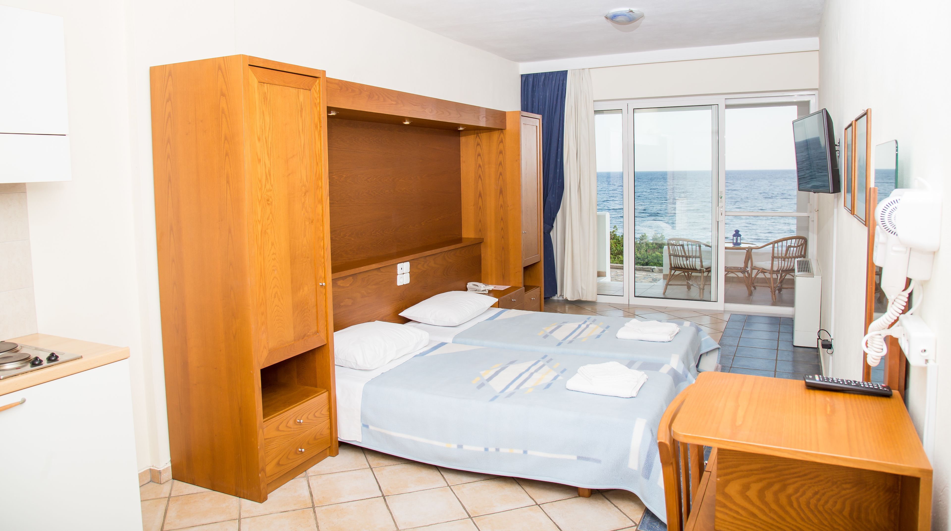 double twin, sea view | 1 bedroom, blackout curtains, soundproofing, iron/ironing board