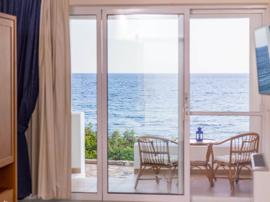 Double Twin, Sea View | Cortinas opacas y sistema de insonorización