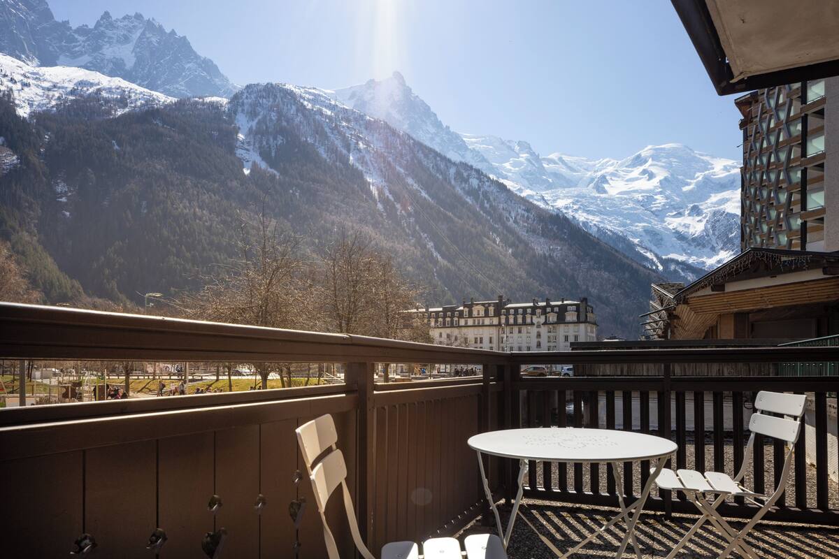 Superior Room, Mont Blanc View, Double or Twin beds | Terrace/patio