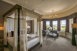 Individually decorated, individually furnished, desk, iron/ironing board