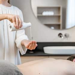 Sauna, steam room, body treatments, hot stone massages, sports massages