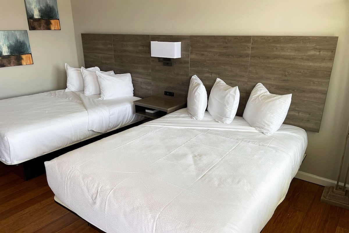 Deluxe Room, 2 Double Beds | Premium bedding, blackout curtains, soundproofing, free WiFi