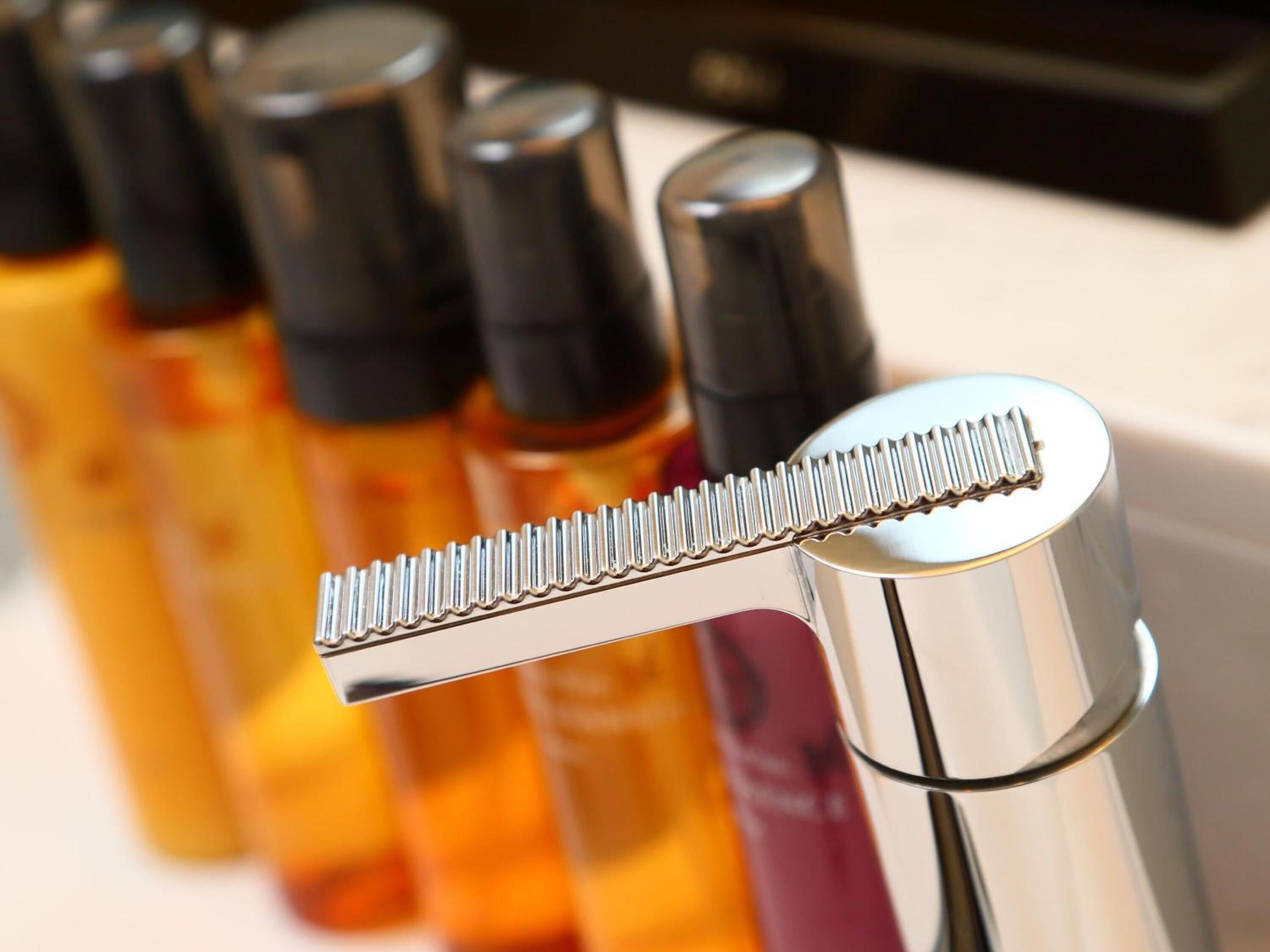 separate bathtub and shower, free toiletries, hair dryer, dressing gowns