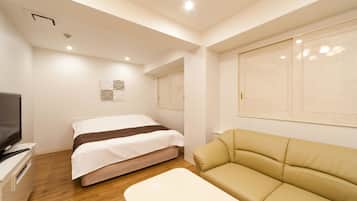 Hypo-allergenic bedding, individually decorated, individually furnished