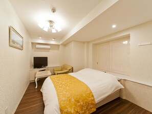 Hypo-allergenic bedding, individually decorated, individually furnished - Hotel Fine Aroma Tennoji (Osaka)