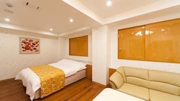 Hypo-allergenic bedding, individually decorated, individually furnished