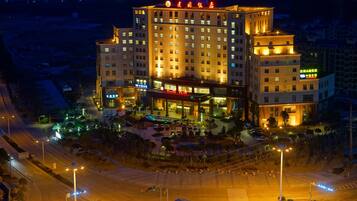 Front of property – evening/night