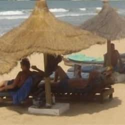 Plage, bar de plage