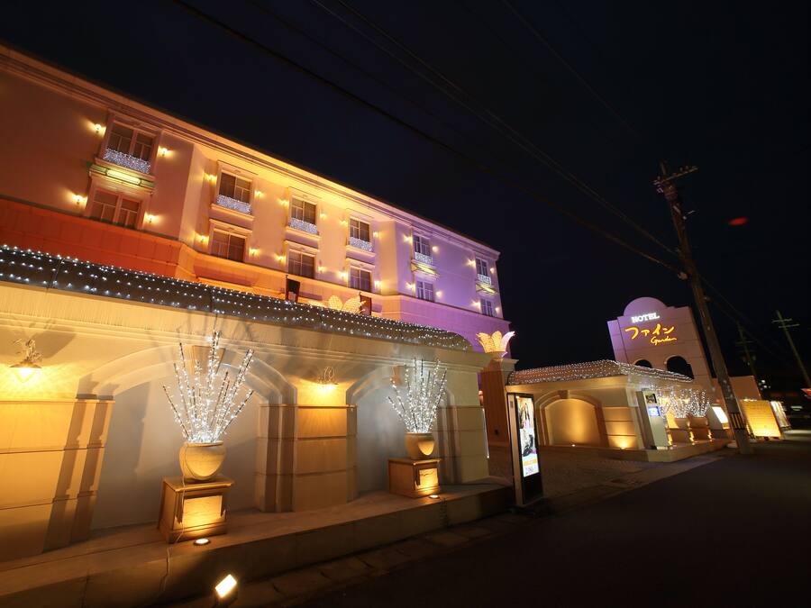 Front of property – evening/night