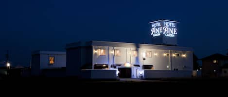 Front of property - evening/night