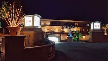 Front of property - evening/night